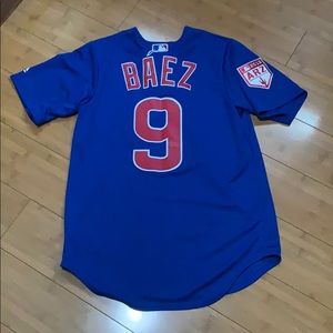 NEW Chicago Cubs Javier Baez Majestic Jersey